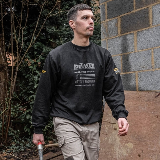 Свитшот 100 YEAR LOGO SWEATSHIRT DeWALT DWC237-001-XL - 4