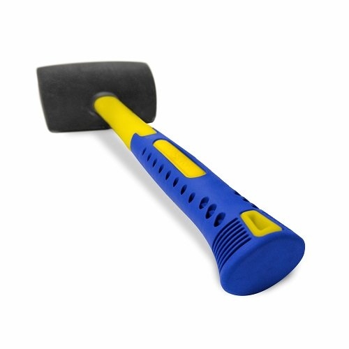 Молоток резиновый S&R 65ммх680г черный - 2