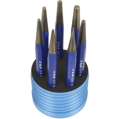 Набір виколоток S&R+ кернер 7 шт - 2