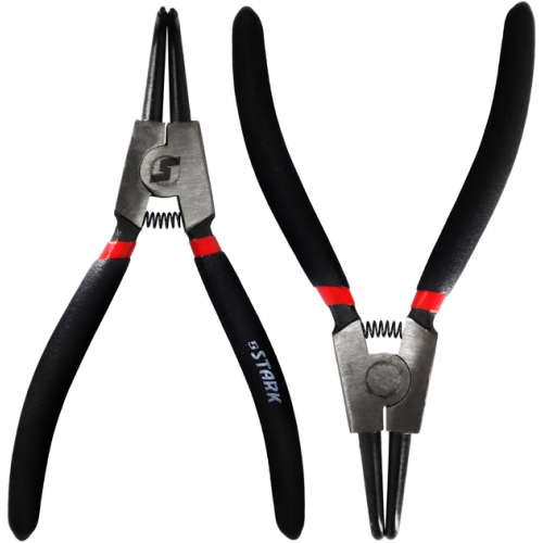 Знімач стопорних кілець Stark 180 мм (загнуті/розтискання) - 4