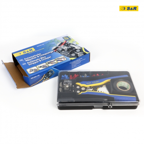 Знімач ізоляції S&R 3-в-1 автоматичний з набором аксесуарів - 16