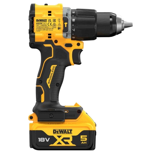 Дриль-шуруповерт акумуляторний DeWALT DCD799P2T безщітковий ударний - 5