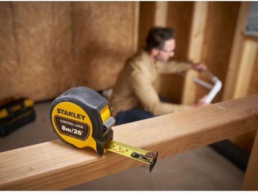 Рулетка вимірювальна STANLEY STHT37236-5 CONTROL-LOCK довжиною 8 м, шириною 25 мм - 8