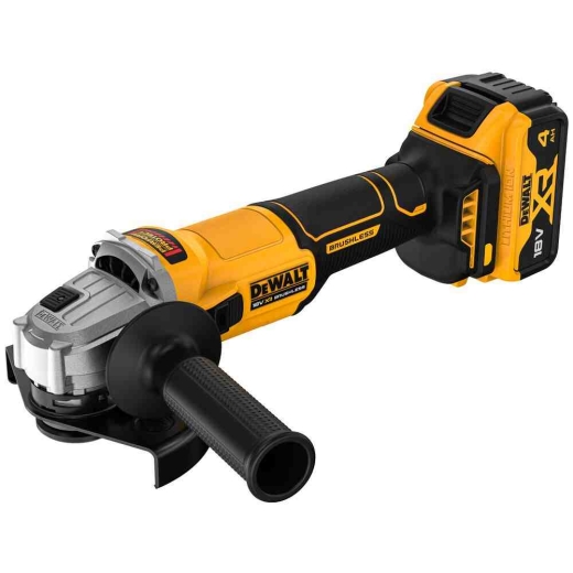 Шліфмашина кутова - болгарка акумуляторна безщіткова DeWALT DCG407M1T - 5