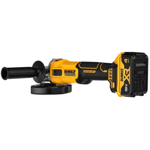 Шліфмашина кутова - болгарка акумуляторна безщіткова DeWALT DCG407M2T - 4