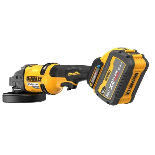 Шлифмашина угловая - болгарка аккумуляторная бесщёточная DeWALT DCG418SHDX2 - 4
