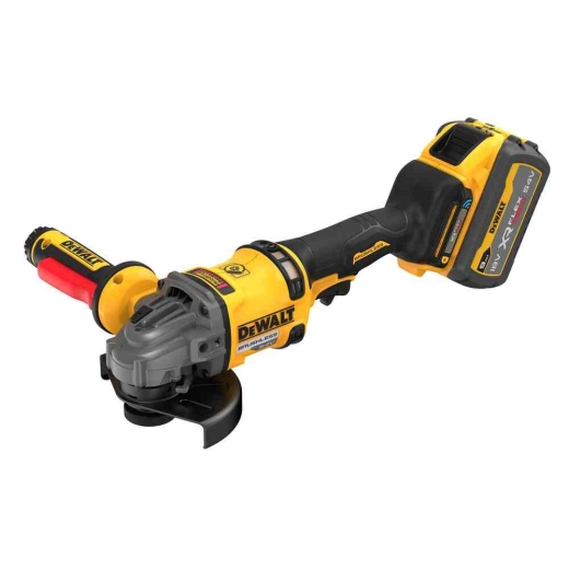 Шлифмашина угловая - болгарка аккумуляторная бесщёточная DeWALT DCG418SHDX2 - 5