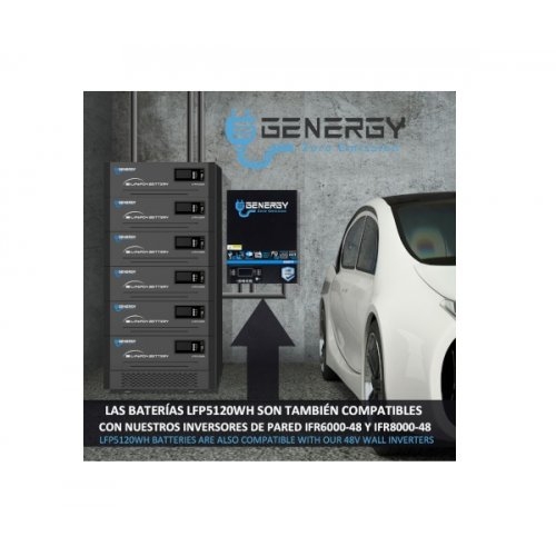 Аккумулятор для накопления энергии GENERGY LFP-5120W (240075090) - 7 Аккумулятор для накопления энергии GENERGY LFP-5120W (240075090) - 7