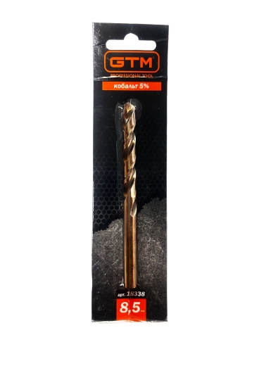 Свердло по металу GTM 18338 HSS-Co5 8,5 мм - 2