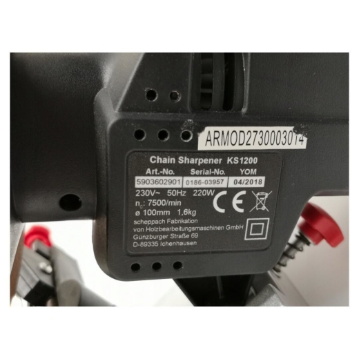 Станок для заточки цепей Scheppach KS1200 - 4