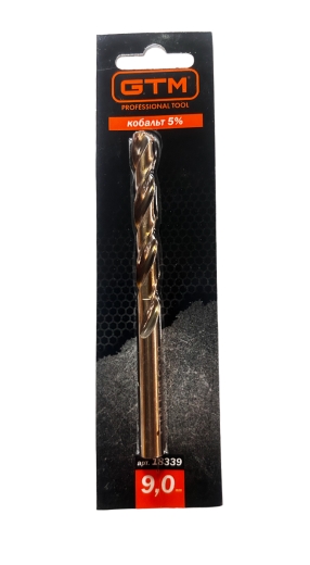 Свердло по металу GTM 18339 HSS-Co5 9,0 мм - 2
