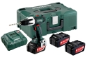 Аккумуляторный ударный шуруповерт Metabo SB 18 LT Set MetaLoc (602103960) - 1