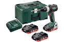 Аккумуляторный шуруповерт Metabo SB 18 LT BL 3*4.0 Ач LiHD (602316940) - 1