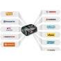 Акумуляторний тример Husqvarna Aspire T28-P4A KIT, з АКБ (2.5Ah) та ЗП (9706202-04) - 8