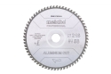 Пиляльний диск Metabo Aluminium cut HW/CT 254х2.4/2x30, Z72 FZ/TZ 5° від. 628447000 - 1