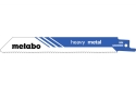 Шабельне полотно Metabo Heavy Metal 150 мм, 10-14 TPI, 5 шт 628260000 - 1