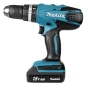 Акумуляторний ударний шуруповерт Makita HP 457 DWE - 1