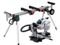 Пила торцювальна Metabo KGS 315 Plus + стіл Metabo KSU 401, 690971000 - 1