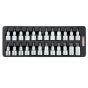 Набор бит впресованных в головку TOPTUL 1/2" 24 ед. (в ложементе) GAAT2402 - 1