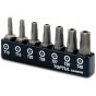 Набор бит TOPTUL TORX с отверстием 1/4" 7 ед. (T10-T40) GAAV0703 - 1