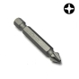 Біта PH2 50 мм TOPTUL 1/4" 2в1 (бита +зенковка для дерева) FWAA0802G - 1