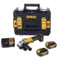Шліфмашина кутова - болгарка акумуляторна безщіткова DeWALT DCG407M2T - 6