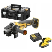 Шлифмашина угловая - болгарка бесщеточная аккумуляторная DeWALT DCG405H2T