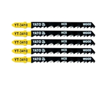 Пиляльні полотна зворотного різу по дереву YATO HCS 6TPI, 100/75 мм, хвостовик Т, 5 шт. Пиляльні полотна зворотного різу по дереву YATO HCS 6TPI, 100/75 мм, хвостовик Т, 5 шт.