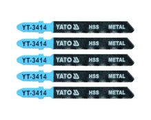 Пиляльні полотна зворотного різу по металу YATO HSS 32TPI, 75/50 мм, хвостовик Т, 5 шт Пиляльні полотна зворотного різу по металу YATO HSS 32TPI, 75/50 мм, хвостовик Т, 5 шт