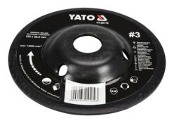 Диск-фреза шліфувальний YATO YT-59170 по дереву, ПВХ, гіпсу 125x22.2 мм шорсткість №3 Диск-фреза шліфувальний YATO YT-59170 по дереву, ПВХ, гіпсу 125x22.2 мм шорсткість №3
