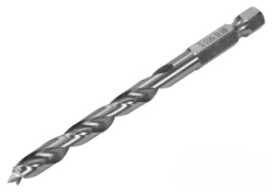 Сверло по дереву спиральное YATO YT-33863 Ø6 x 90/55 мм HEX 1/4" HSS 4241 Сверло по дереву спиральное YATO YT-33863 Ø6 x 90/55 мм HEX 1/4" HSS 4241