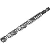 Свердло по металу YATO YT-44879 9.5 x 125/81 мм HEX-1/4" HSS 6542 для нержавіючої конструктивної легованої сталі Свердло по металу YATO YT-44879 9.5 x 125/81 мм HEX-1/4" HSS 6542 для нержавіючої конструктивної легованої сталі