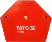 Струбцина магнітна для зварювання YATO YT-0867 111x136x24 мм 34 кг Струбцина магнітна для зварювання YATO YT-0867 111x136x24 мм 34 кг