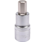 Головка торцевая с отверточной насадкой HEX YATO YT-04385 1/2" H10 x 55 мм Головка торцевая с отверточной насадкой HEX YATO YT-04385 1/2" H10 x 55 мм