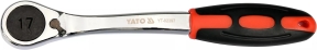 Тріскачка з шестигранником Yato HEX17 72T Cr-V c прогумованою рукояткою (YT-02397) Тріскачка з шестигранником Yato HEX17 72T Cr-V c прогумованою рукояткою (YT-02397)