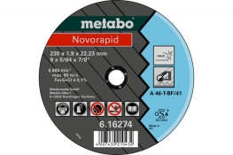 Відрізний диск Metabo Novorapid Inox A 46-T, 230 мм 616274000 Відрізний диск Metabo Novorapid Inox A 46-T, 230 мм 616274000