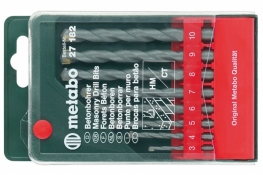 Набір свердел по каменю Metabo Classic 8 предметів 627182000 Набір свердел по каменю Metabo Classic 8 предметів 627182000