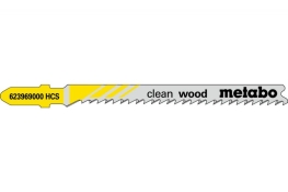 Лобзикове полотно з занурювальним вістрям Metabo Clean Wood T 101 B, 5 шт 623969000 Лобзикове полотно з занурювальним вістрям Metabo Clean Wood T 101 B, 5 шт 623969000
