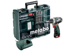 Акумуляторний шуруповерт Metabo PowerMaxx BS Basic Mobile Workshop 1 акб 2 Ач (600079880)