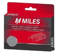 Скоби Miles No. 80-10MM, 10000 шт. 6 мм, 0,95 мм х 0,65 мм, 12,90 мм х 11,40 мм Скоби Miles No. 80-10MM, 10000 шт. 6 мм, 0,95 мм х 0,65 мм, 12,90 мм х 11,40 мм