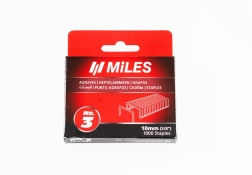 Скоби No.3-12MM, 1000 шт., ширина - 11,40 мм, товщина - 0,75 мм, аналог: Rapid 53 Скоби No.3-12MM, 1000 шт., ширина - 11,40 мм, товщина - 0,75 мм, аналог: Rapid 53