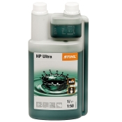 Олива для двотактних двигунів Stihl HP Ultra 1L з дозатором Олива для двотактних двигунів Stihl HP Ultra 1L з дозатором