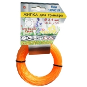 Жилка для тримера VIROK "Кручений ОВАЛ" 2.4 мм x 15 м