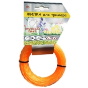 Жилка для триммера VIROK 10V020 "Крученый ОВАЛ" 2.7 мм x 15 м