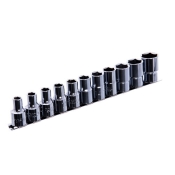 Набор 12-гранных головок на планке TOPTUL 12-гр. 1/2" 11 ед. 8-22 мм GAAQ1601U-12 Набор 12-гранных головок на планке TOPTUL 12-гр. 1/2" 11 ед. 8-22 мм GAAQ1601U-12