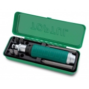 Ударно-поворотная отвертка с насадками TOPTUL 8ед. GAAD0808