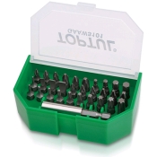 Набор бит для шуруповерта TOPTUL 31 ед. 1/4" SL;PH;PZ;TORX;HEX + магнитный держатель GAAW3101 Набор бит для шуруповерта TOPTUL 31 ед. 1/4" SL;PH;PZ;TORX;HEX + магнитный держатель GAAW3101