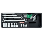 Набор инструмента TOPTUL TORX 23 ед. (в ложементе) GAAT2302