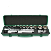 Набор головок с трещоткой TOPTUL 1/2" 16 ед. (6-гр.) GCAD1601