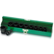 Набор ударных головок TOPTUL 1/2" 10-24 мм 10 ед. GDAD1001